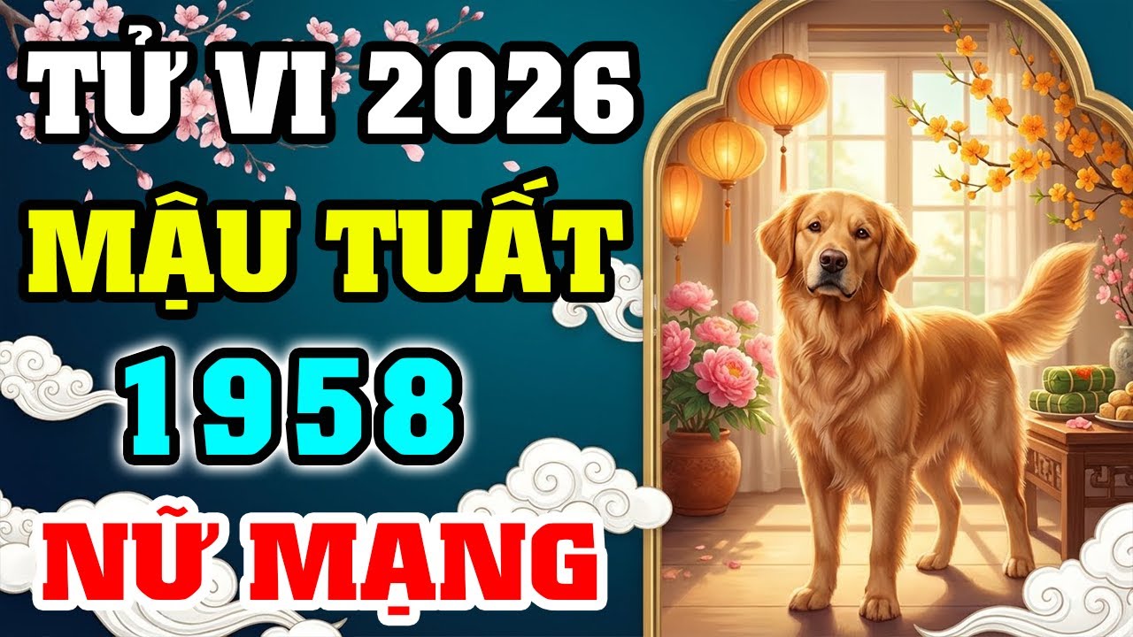 Tử Vi Tuổi Mậu Tuất 1958 Nữ Mạng Năm 2026: Hóa Giải Sao La Hầu, Đón Lộc Trời Ban