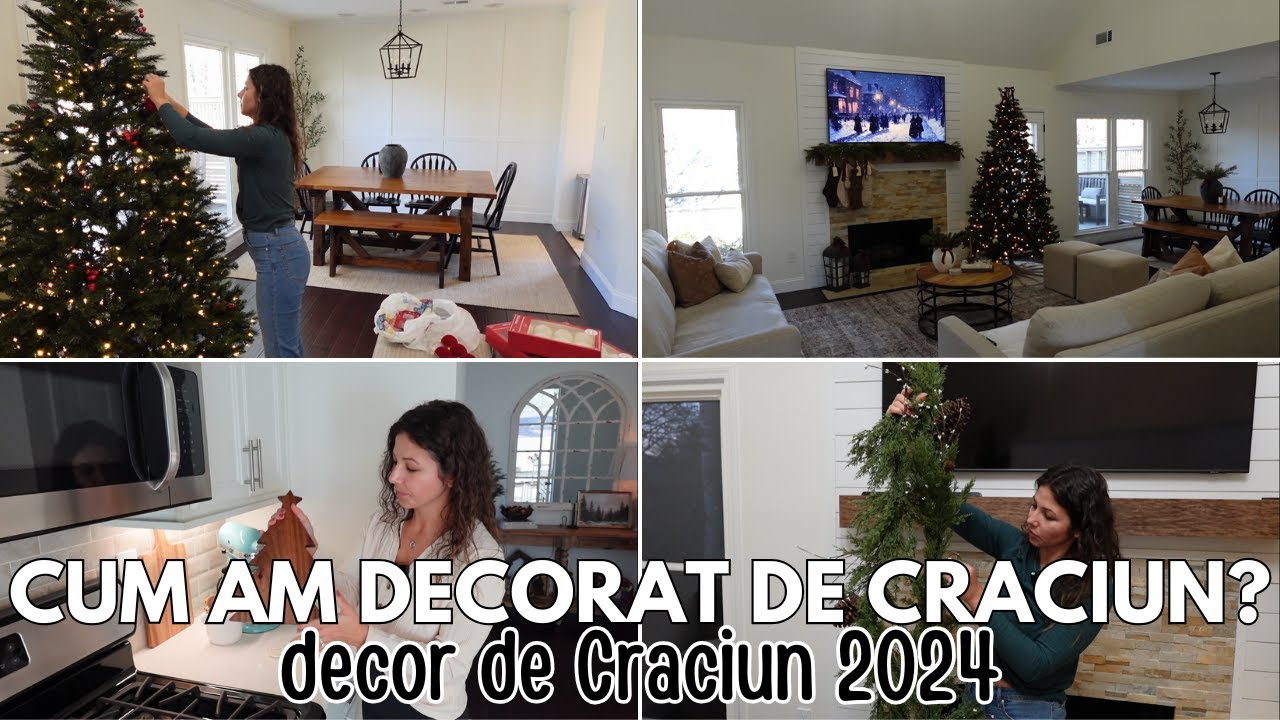 CUM AM DECORAT DE CRACIUN? | DECOR DE CRACIUN 2024 | O RETETA DE BANANA BREAD RAPIDA SI DELICIOASA