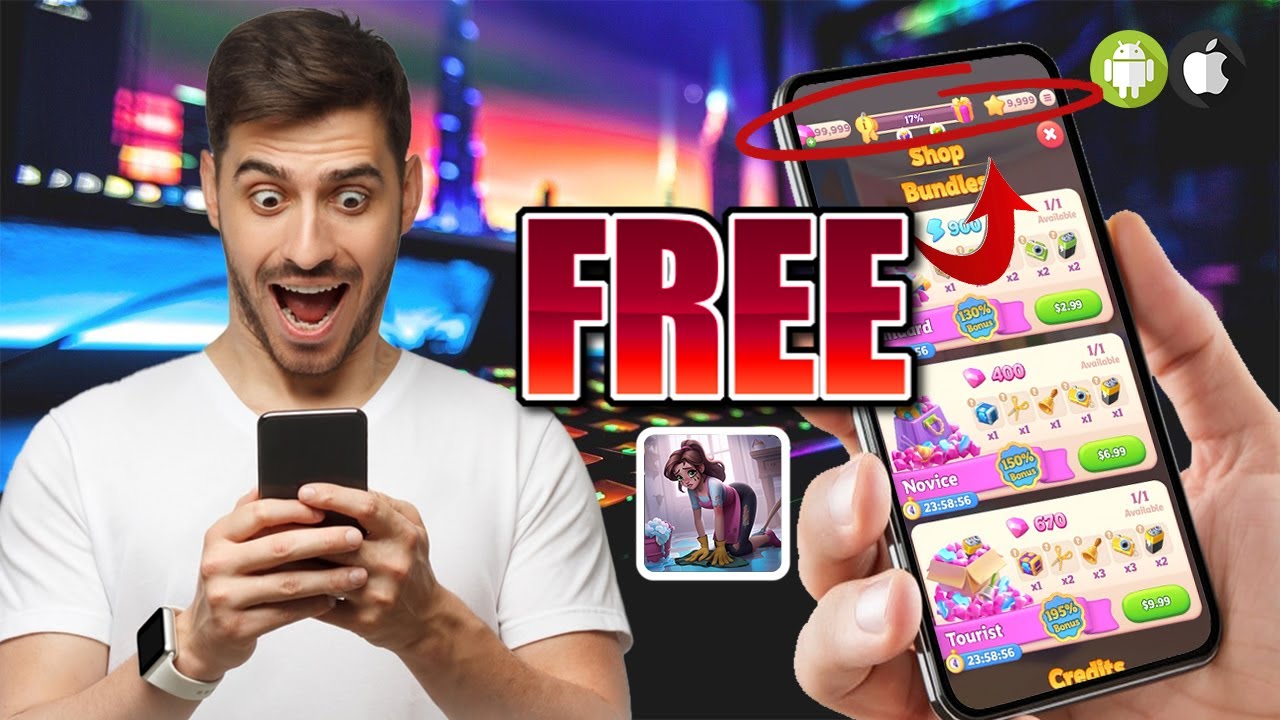 Merge Hotel Empire Hack - FREE Gems and Star & Energy in Merge Hotel Empire Mod APK 2025
