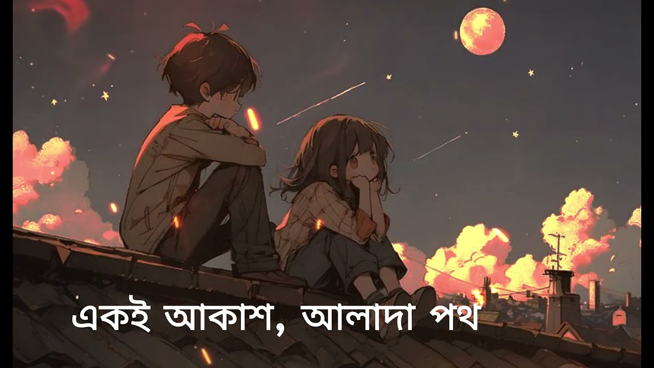 একই আকাশ আলাদা পথ | sad song | Emotional Bangla Song