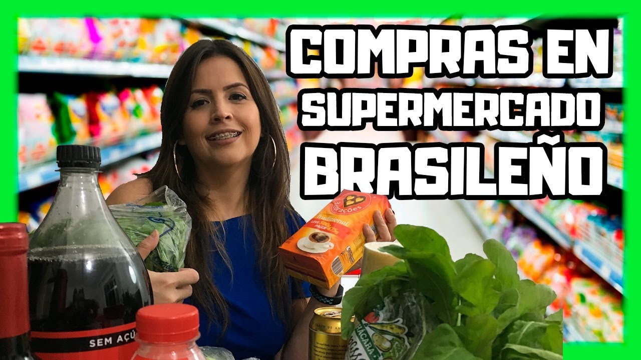 Haciendo las compras en supermercado brasileño