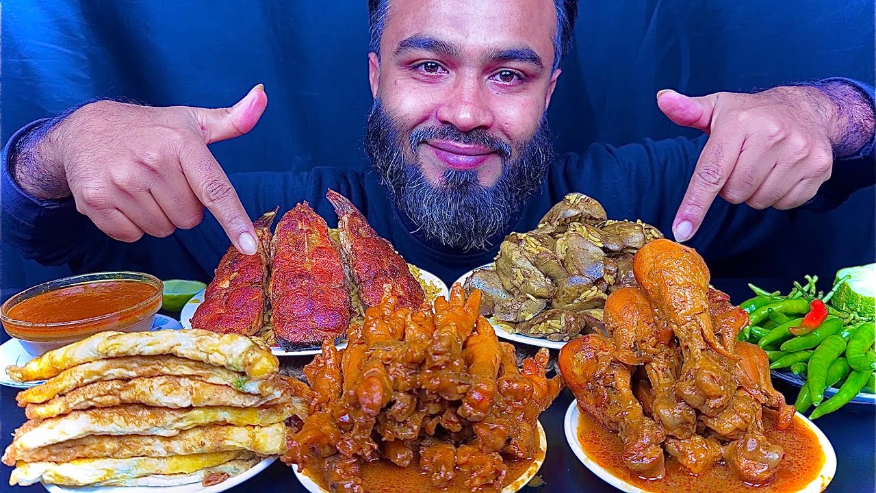 ASMR Eating Spicy Mutton Biryani,Chicken Curry,Fish Tikka Curry,Rice Big Bites ASMR Eating Mukbang