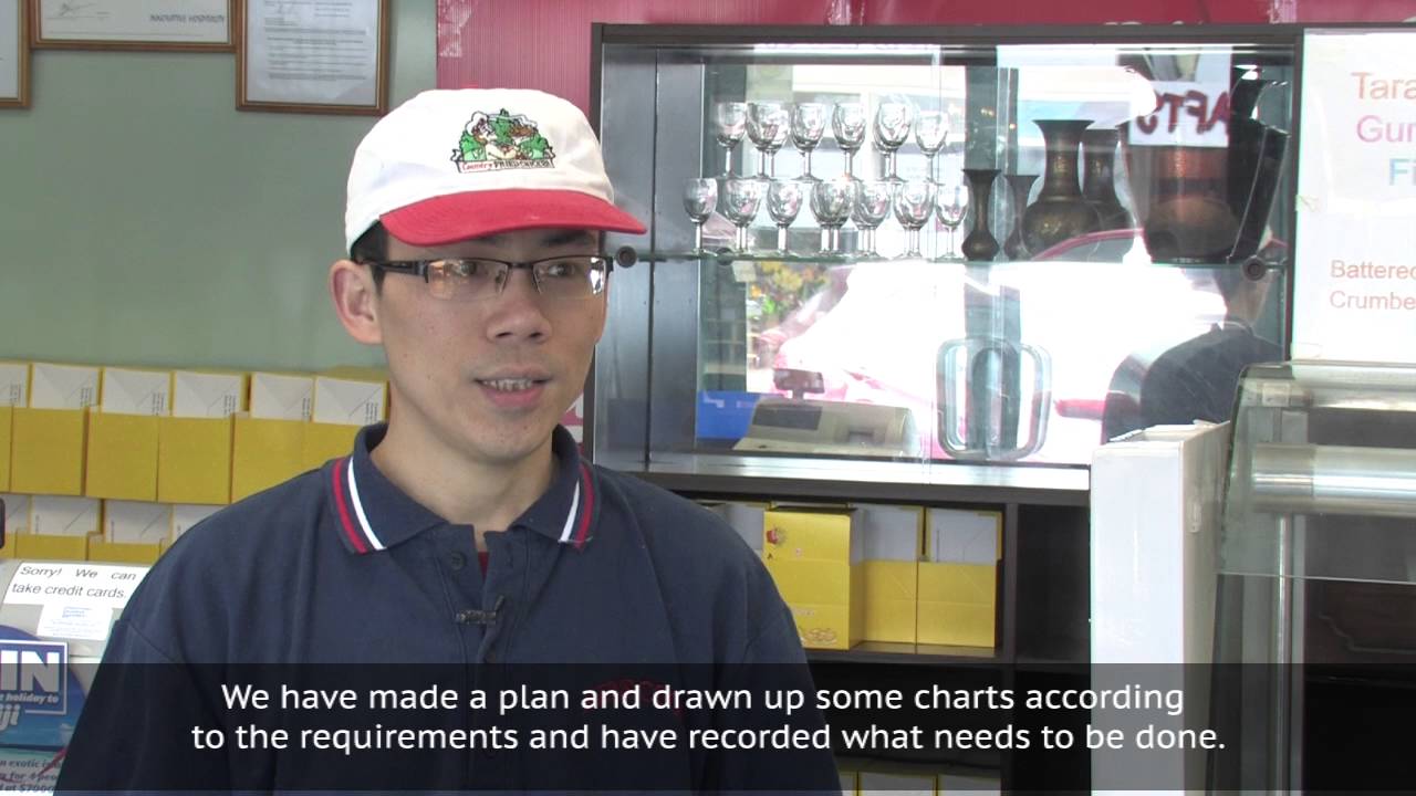 My experience of using a food control plan (Cantonese)