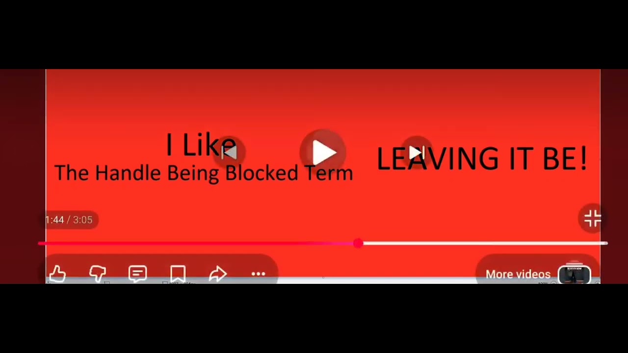 ElijahKawaiiStars commentaries #1: @MissesRedGirl12  's rant on the handle being blocked term