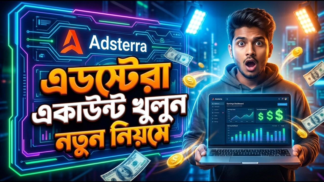 How to Create Adsterra Account | কিভাবে Adsterra অ্যাকাউন্ট তৈরি করবেন 2026 | নতুন নিয়মে | Part 1
