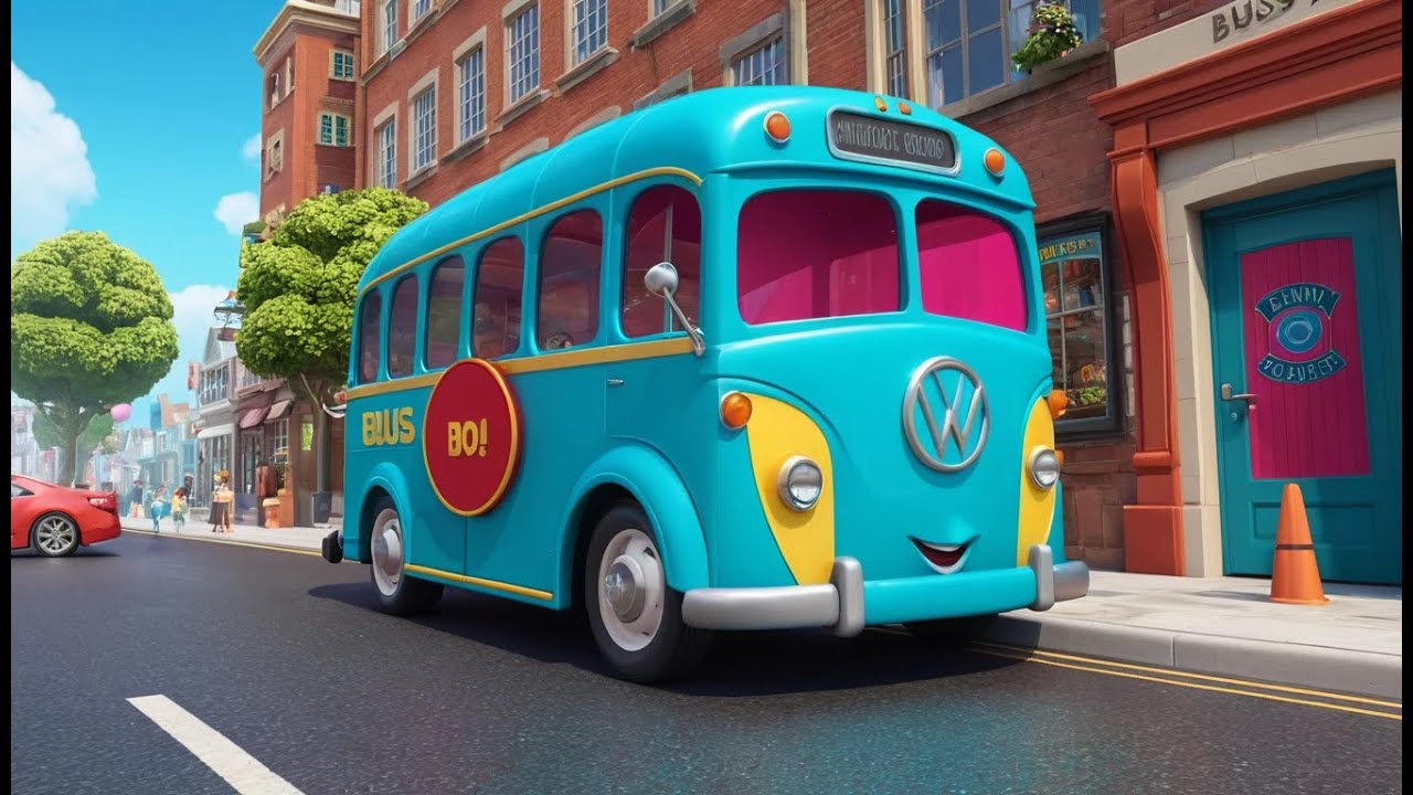 Benny Bus Magical City Ride | Fun City Adventure Song for Kids | Ride Through the Magical Town
