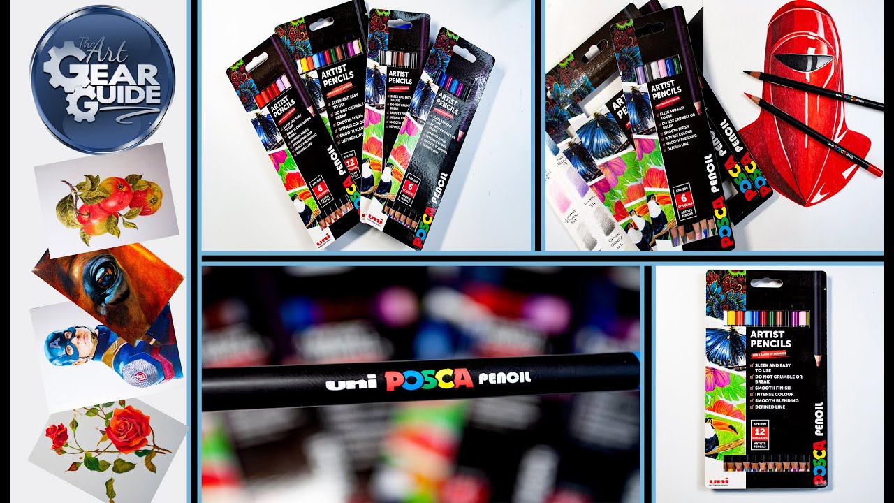 Posca Colored Pencil Review | Uni Mitsubishi Posca Colored Pencil Review