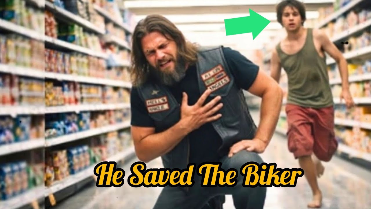 Homeless Boy Saved a Biker During Heart Attack At The Mall, What Happened Next Is Unbelievable.