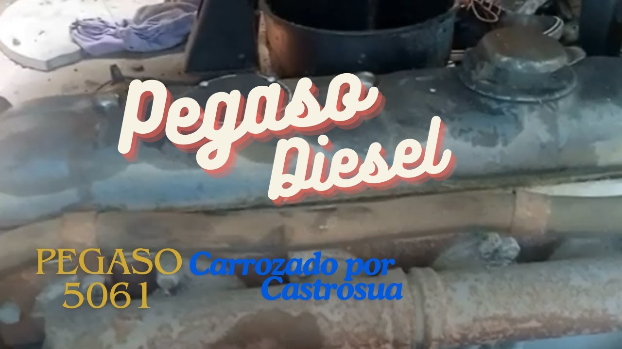 Autobús Pegaso 5061 arranca después de 25 años parado!!!