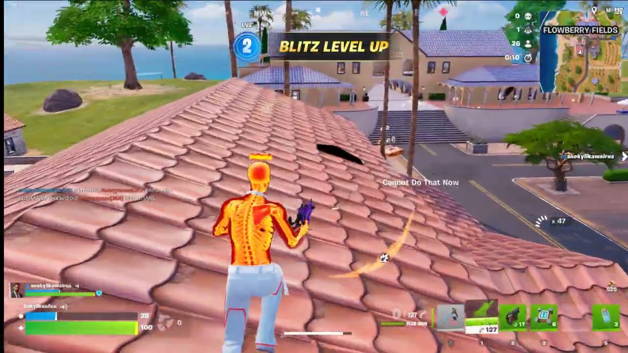 MY SECOND VIDEO! PLAYNG BLITZ ROYALE IN FOTNITE WITH ONE OF MY FRIENDS