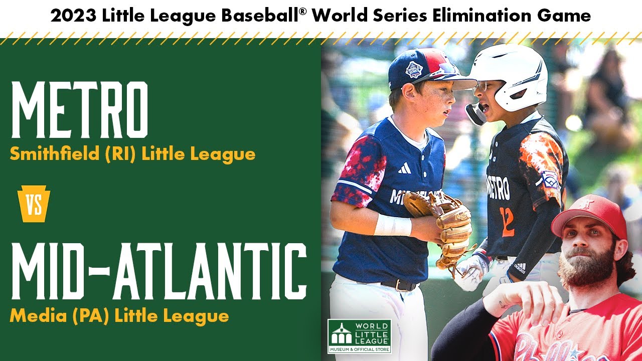 Pennsylvania vs Rhode Island w/ Harper & Phillies on hand | 2023 Little League Baseball World Series
