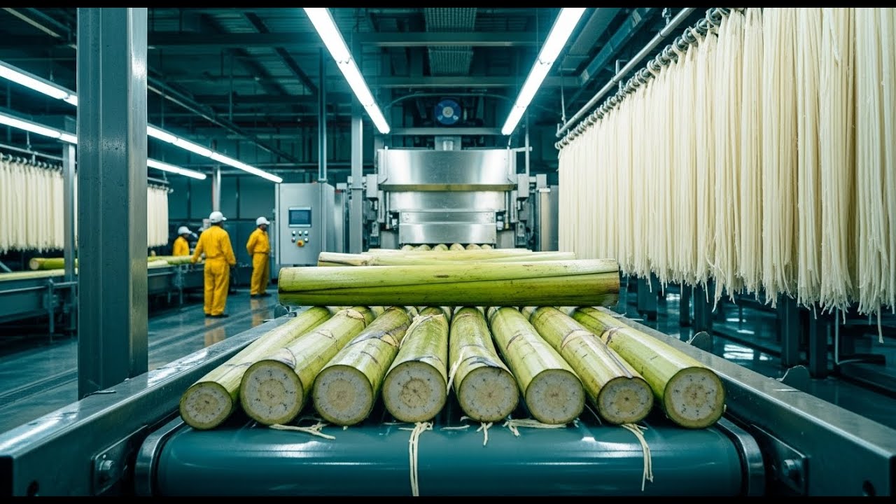 Inside the Banana Stem Factory – Full Process How Luxury Fiber Are Made