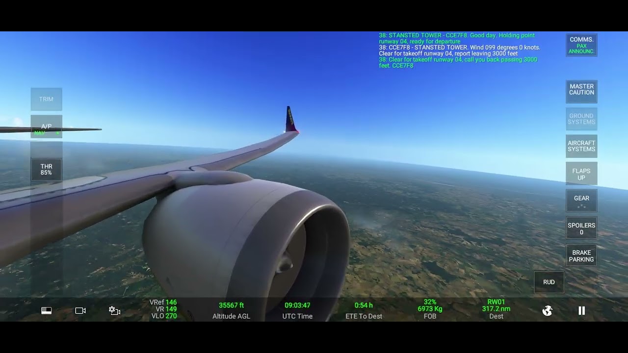 B737 Ryanair London stansted-Girona