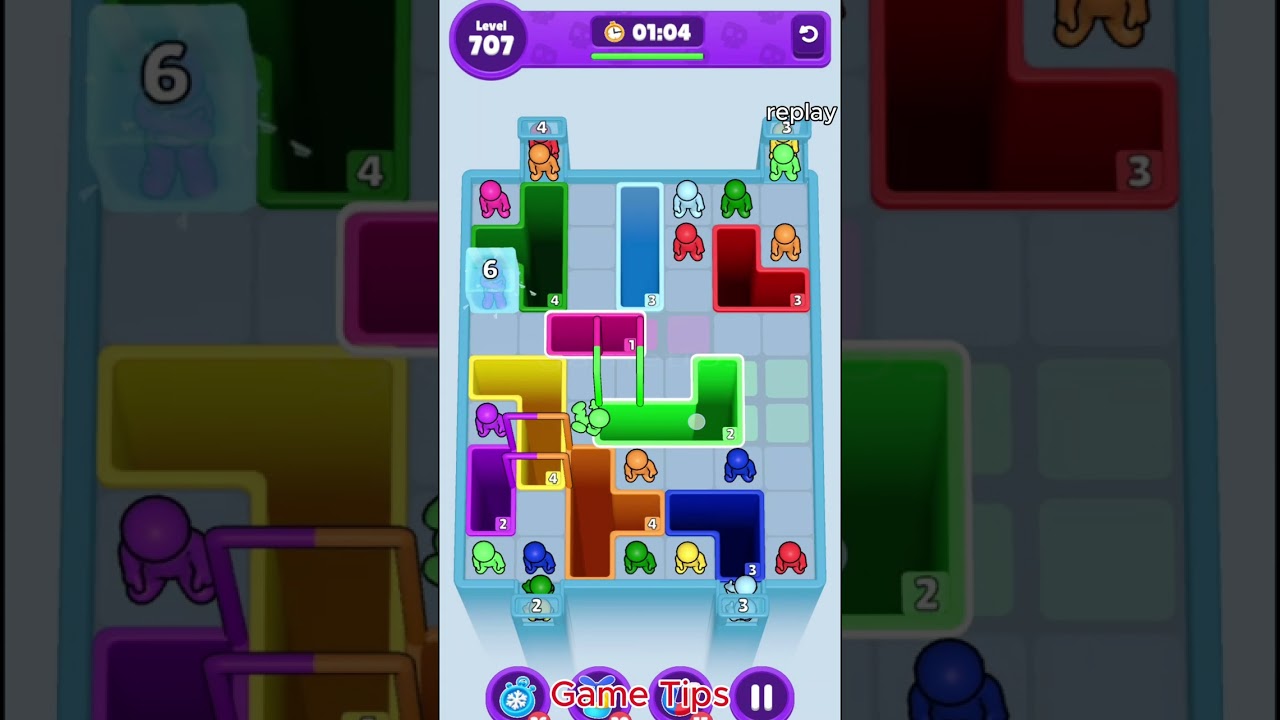 Drop Away level 707 Solution Walkthrough