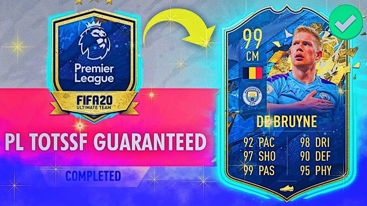 'PREMIER LEAGUE TOTSSF GUARANTEED' SBC CHEAPEST SOLUTION - #FIFA20 PL TOTSSF Guaranteed SBC Cheap