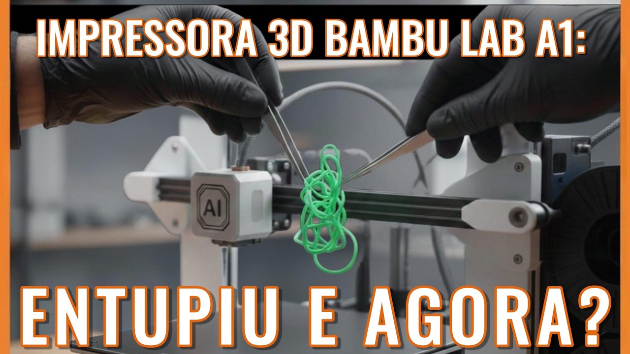 NÃO TROQUE O BICO! APRENDA A DESENTUPIR A BAMBU LAB A1 EM MINUTOS