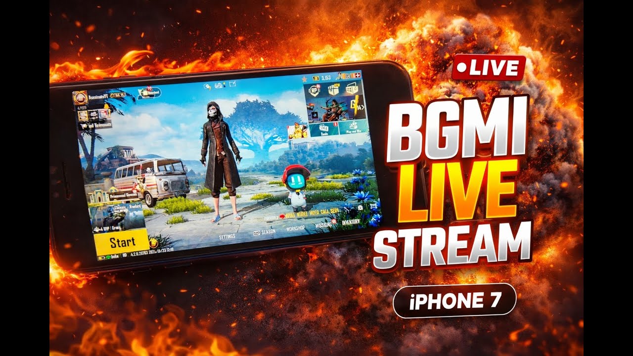 IPHONE 7 BGMI LIVE GAMEPLAY | 4.2 UPDATE WITH ASESINATO GAMING | 
