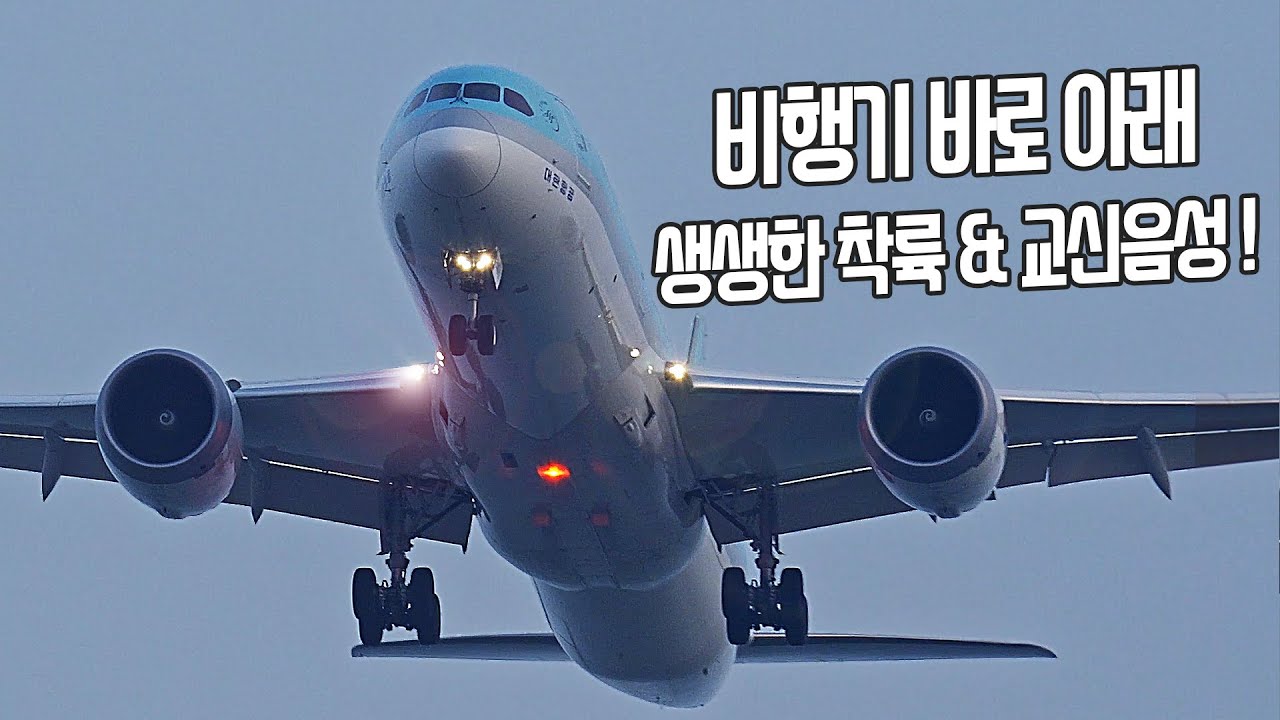 바로 아래서 본 착륙, 교신음성, 점점 어두워지는 하늘