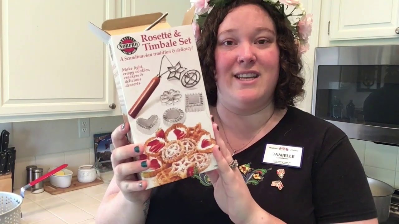 How to make Rosettbakkels with the Hulda Garborg Lodge #49 Daughters of Norway