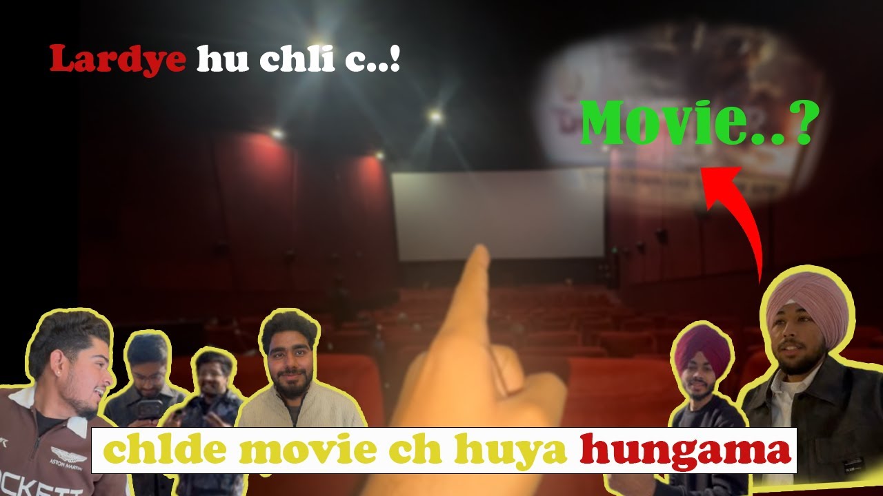 Chalde movie ch huya hungama || lardai ho chali c😡|| guess movie name..?
