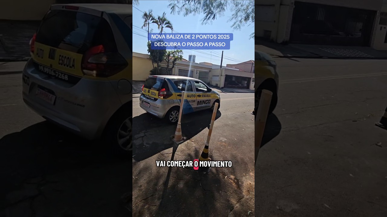 NOVA BALIZA DE 2 PONTOS 2025: Passo a Passo Atualizado #baliza #autoescola