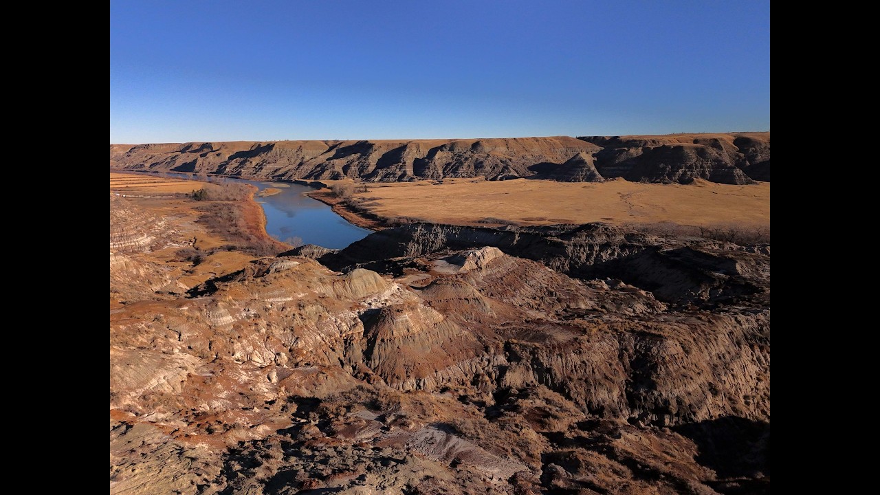 Badlands Along the Red Deer River   Alberta