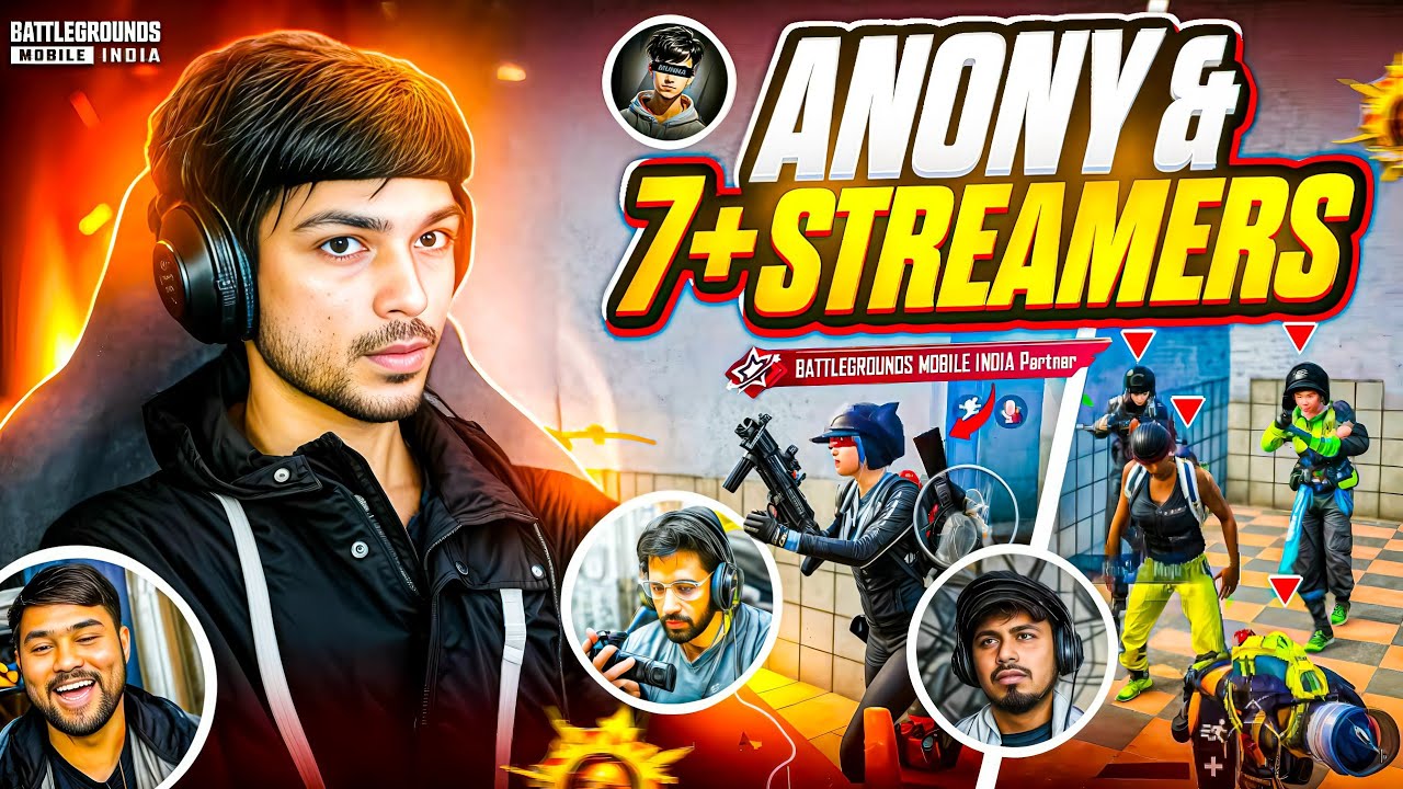 7+ Youtuber's & @anonygamingg SHOCKED* 😱 || by ~Android DOK Skills. 🔱‼️ #bgmi