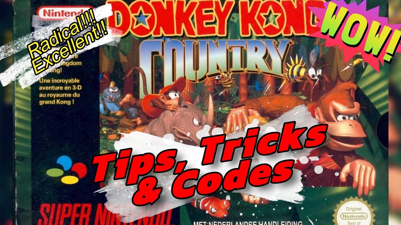 Unlocking the ULTIMATE CHEATS in Donkey Kong Country (SNES)
