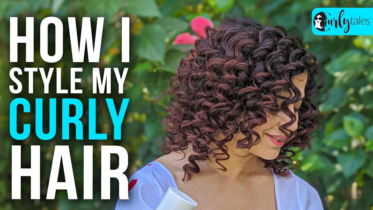 How To Style Curly Hair At Home | Kamiya Jani | Curly Tales