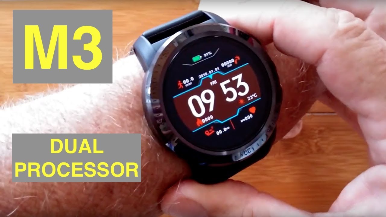 MAKIBES M3 4G Android 7.1.1 IP67 Waterproof Dual Processor Smartwatch: Unboxing and 1st Look