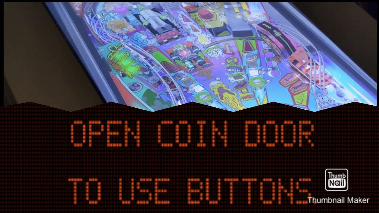 Visual Pinball - How to Open Coin Door and change the volume