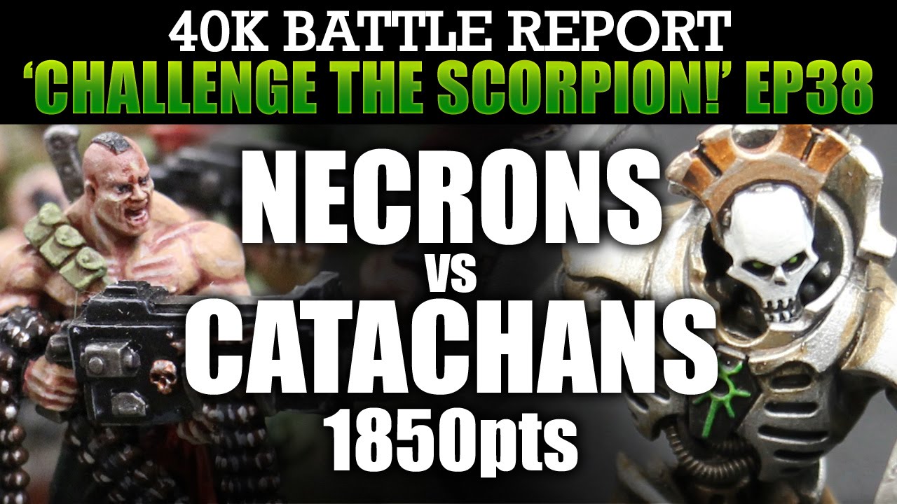 Necrons vs Catachans WH40K BatRep CTS38: BRIDGE OVER THE RIVER KWAIGON! 1850pts | HD