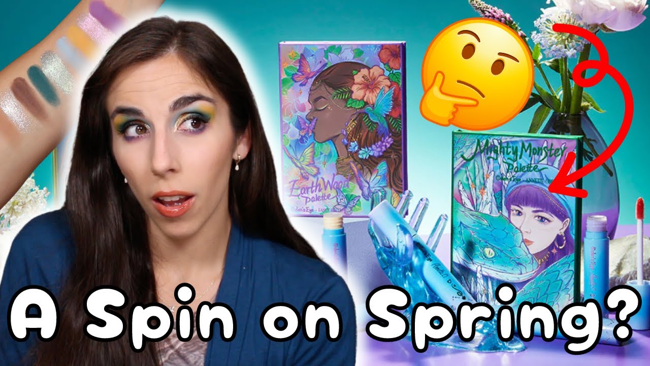 SPRING IS IN THE AIR WITH THESE NEW PALETTES! | Oden's Eye Legendary Diversa Mighty Monsters Palette