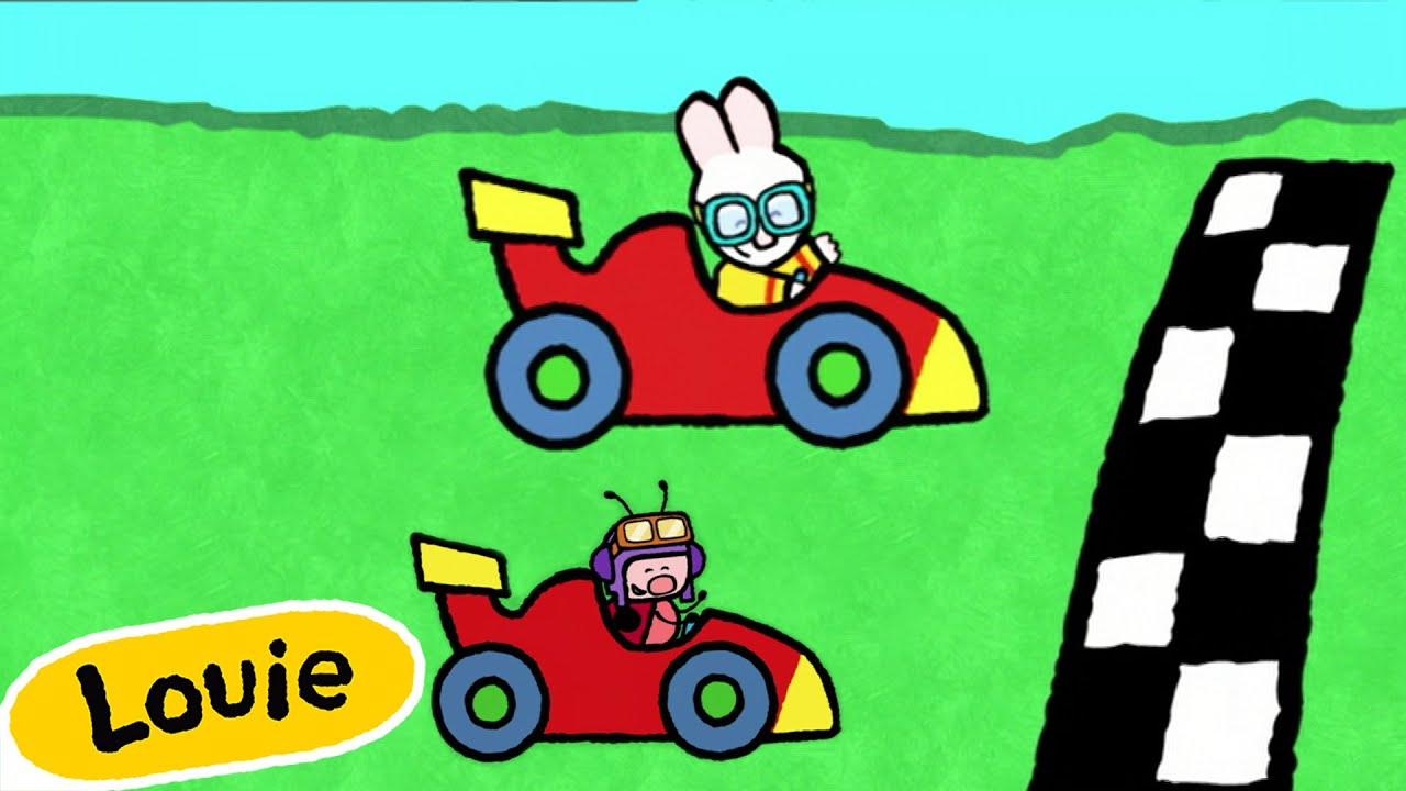 Louie, Draw Me A Car 🎨 ✐ Drawing Videos For Kids ✐ | Cartoons for Kids