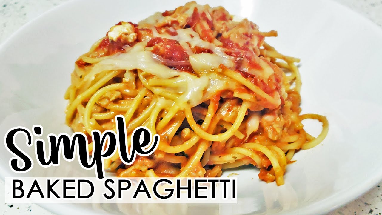 The BEST Baked Spaghetti Recipe - QUICK and EASY - 3O Minute Meal