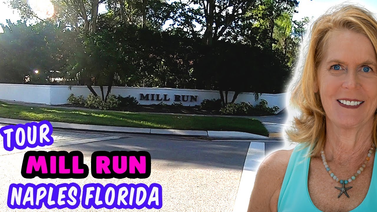 Naples Florida Neighborhood Scenic Drive - Mill Run