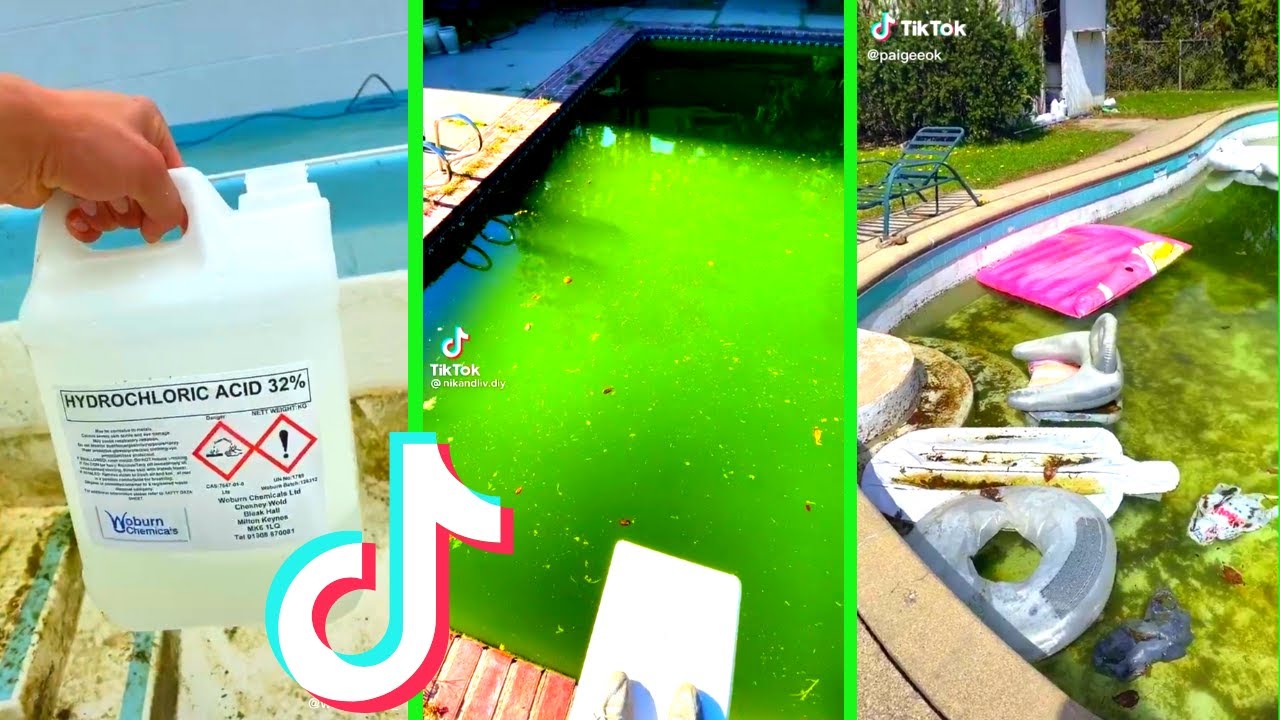 SATISFYING Pool Cleaning Tiktok Compilation #1