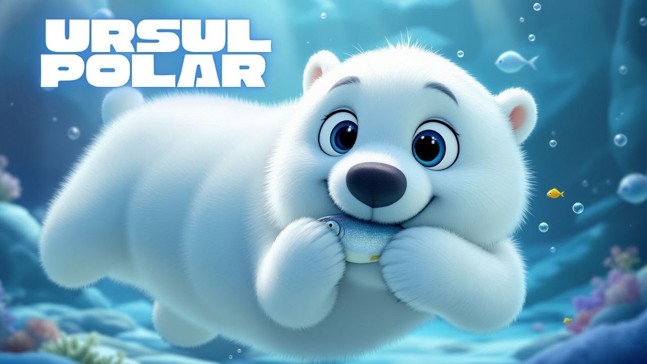 Ursul Polar 🐻&zwj;❄️ | C&acirc;ntec pentru Copii | Animale Polare