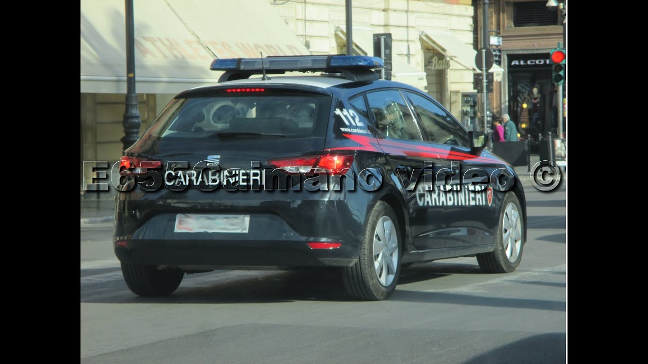 Sirena Carabinieri: 38x Carabinieri in Sirena-Azione/Military Police Car Responding --BEST OF 2016--
