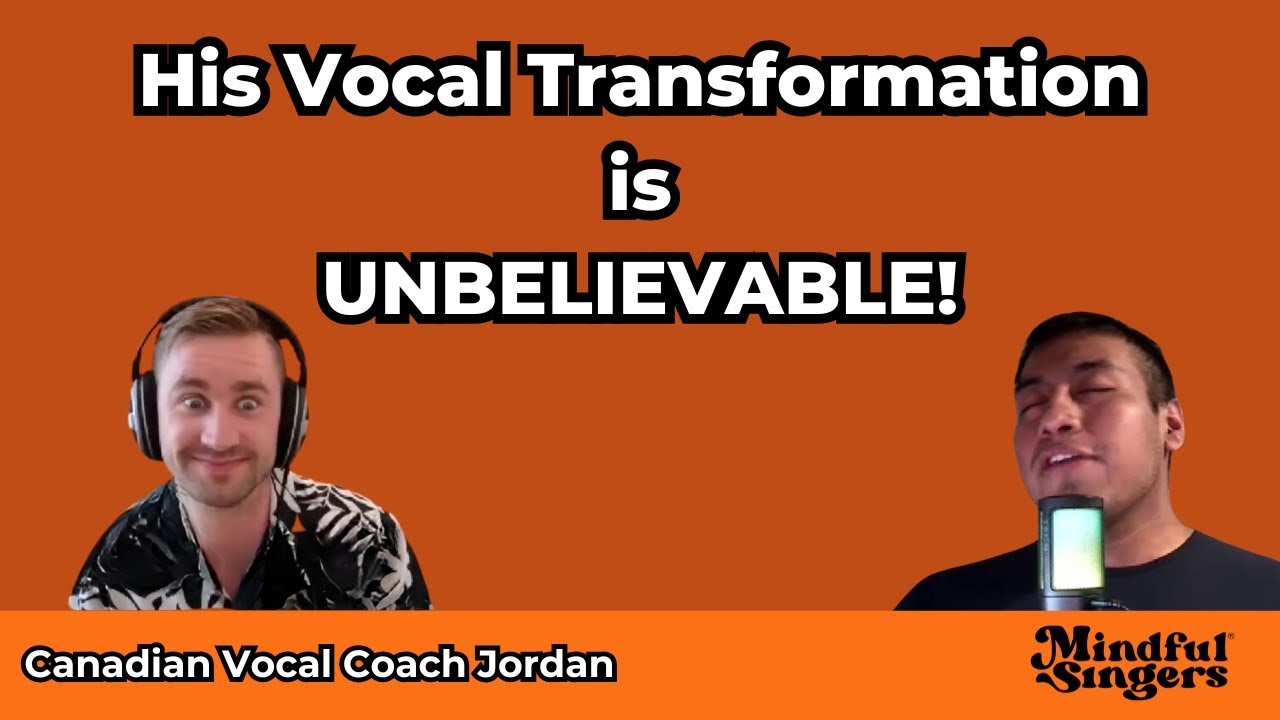 Vocal Transformation that take MONTHS happened to him INSTANTLY? #singinglesson w/ #VocalCoachJordan
