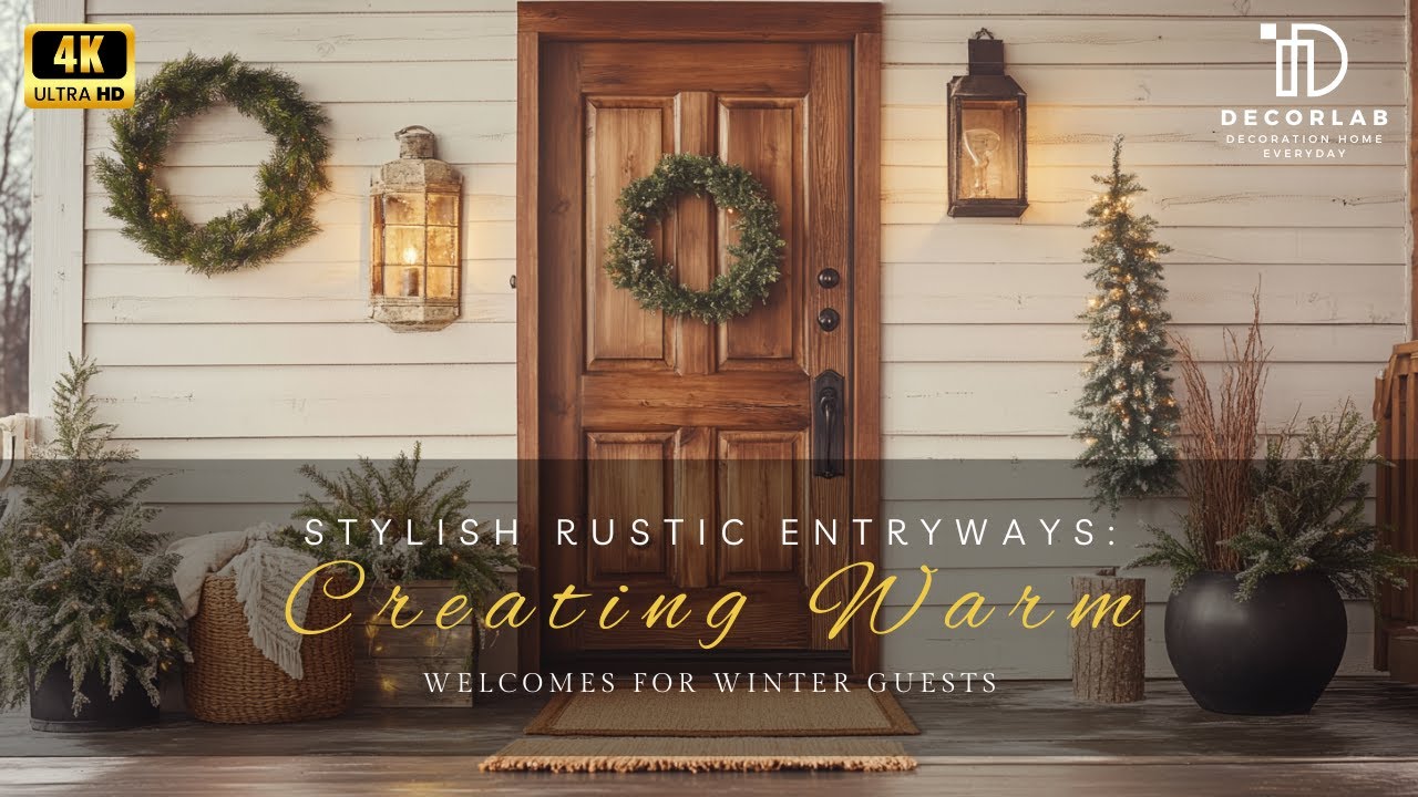 Stylish Rustic Entryways: Creating Warm Welcomes for Winter Guests