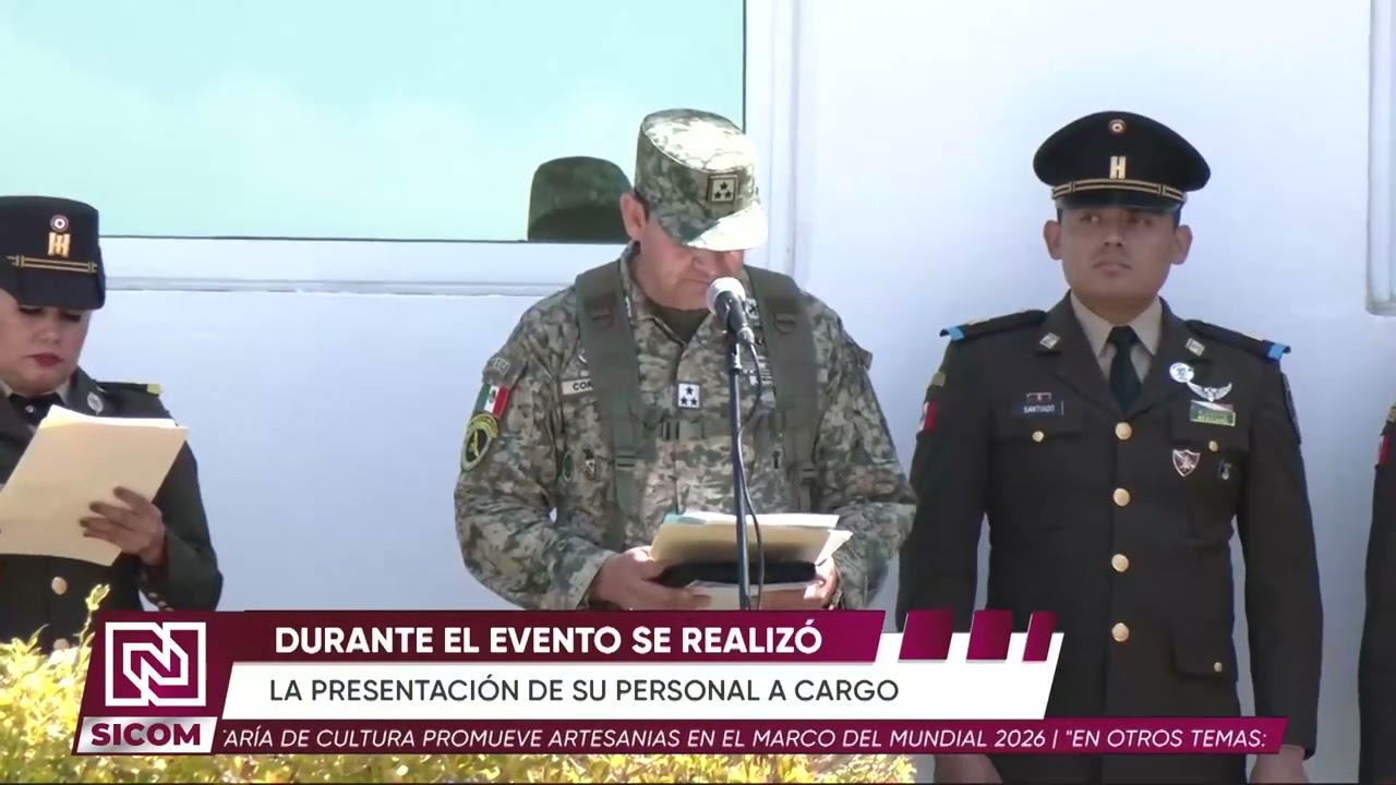 🎖️🏛️ Se realizó la toma de protesta del comandante interino de la VI Región Militar