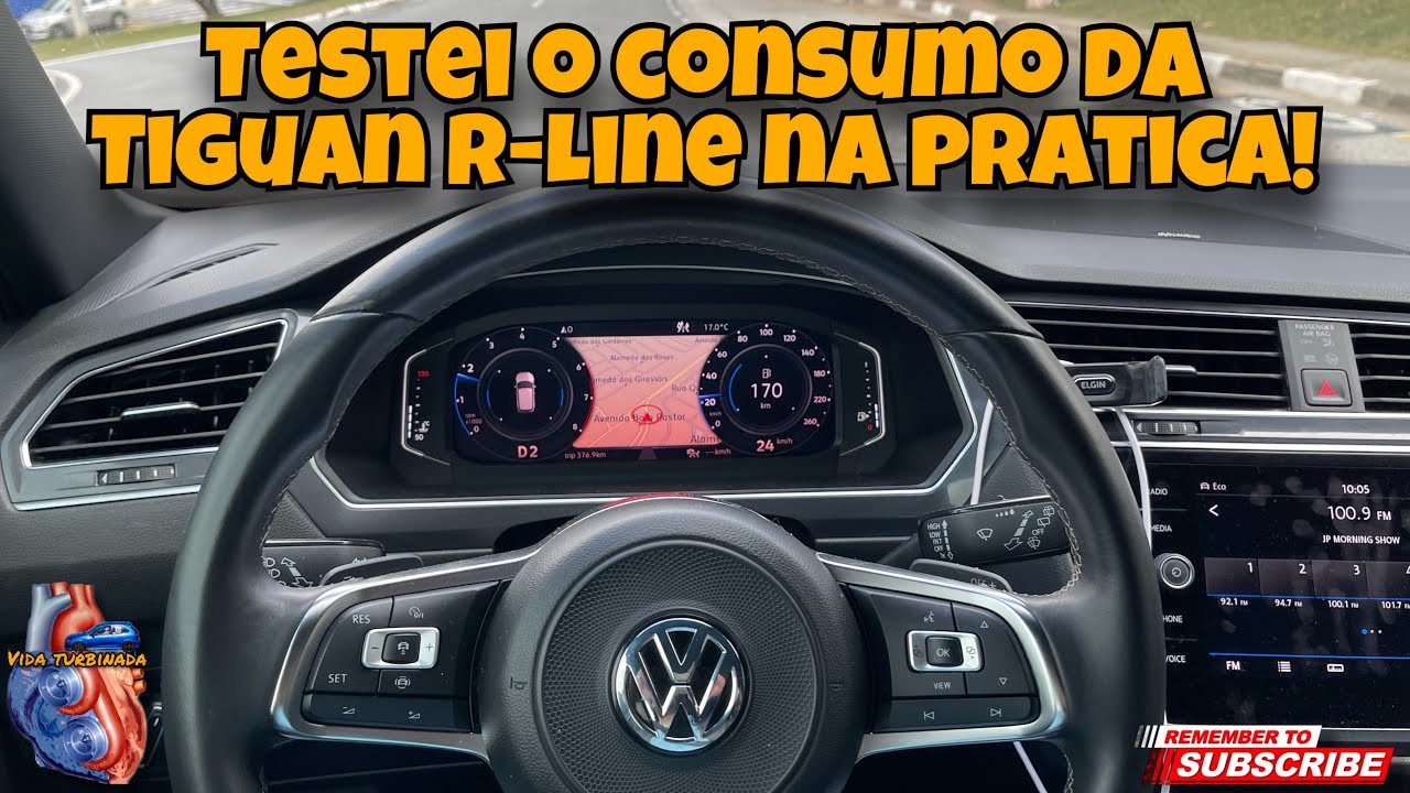 Testei na Prática o consumo de combustível da Tiguan R-Line!