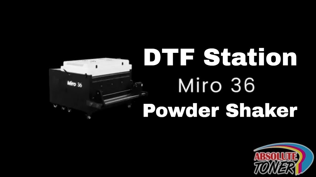 Check Out The DTF Station Miro 36 DTF Powder Shaker And All Of Its DTF Printing Features