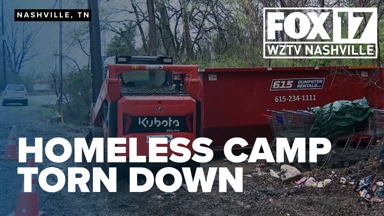 Homeless encampment near Antioch Pike reportedly cleared out with little notice