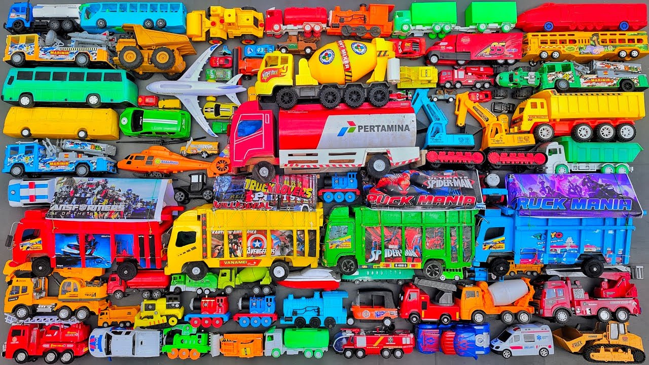 Mobil Mobilan Truk Oleng , Mobil Truk Molen, Ambulance, Mobil Balap, Truk Kontainer, Kereta Thomas