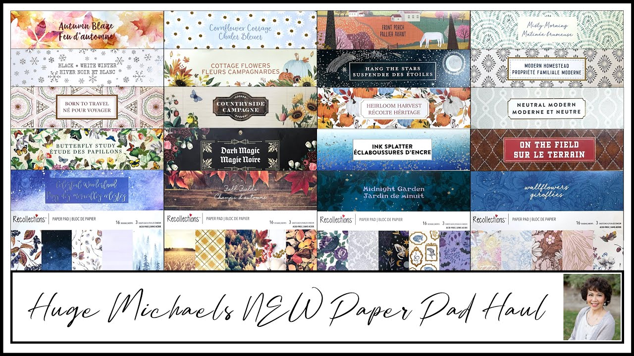 HUGE Michaels NEW Paper Pad Haul