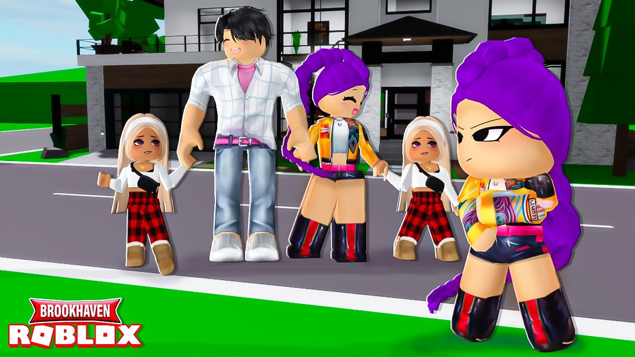 BÉBÉ RUMI DÉTESTE LES JUMELLES ADOPTÉES PAR SES PARENTS DANS ROBLOX BROOKHAVEN RP