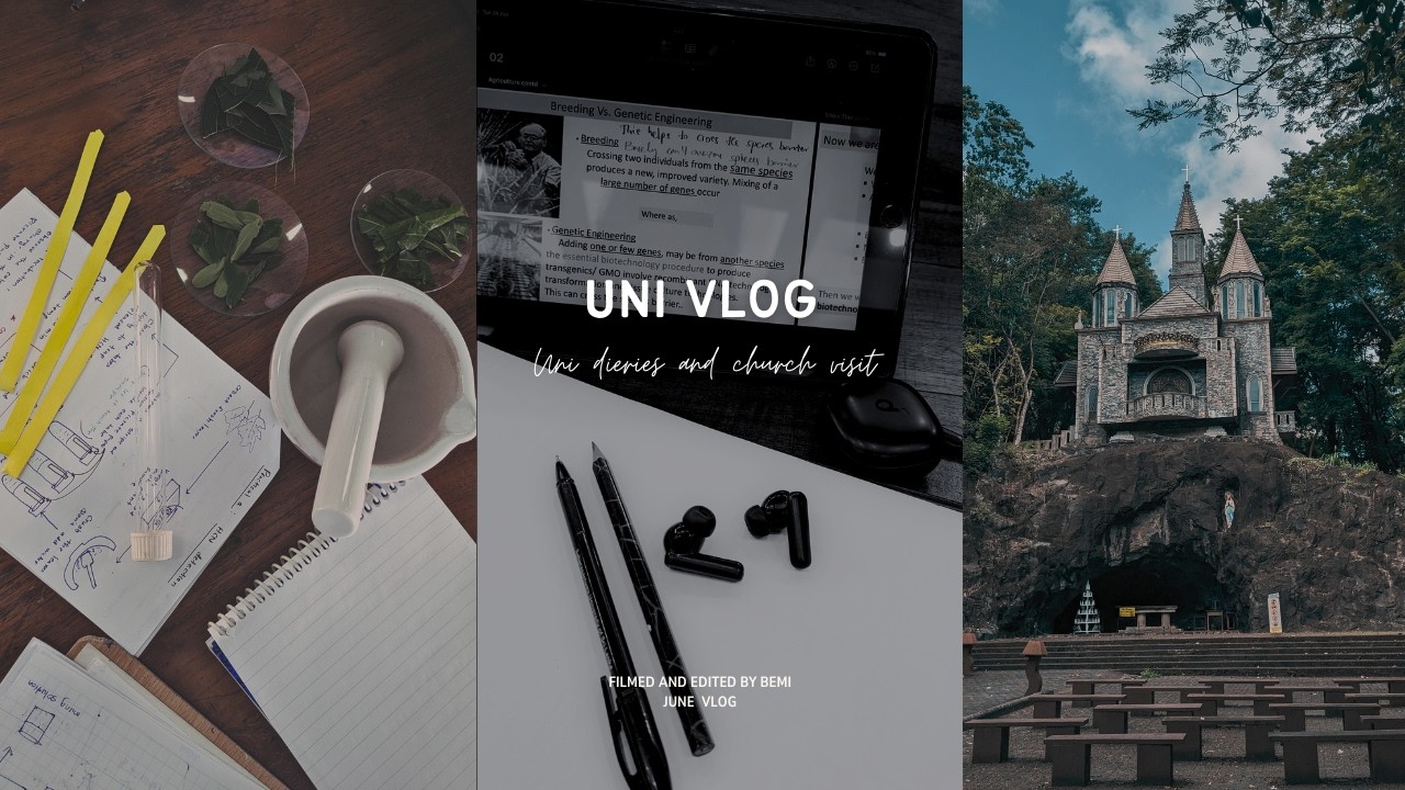 Uni vlog | Lab Practicals | Library Days & Visiting Thewatta Basilica