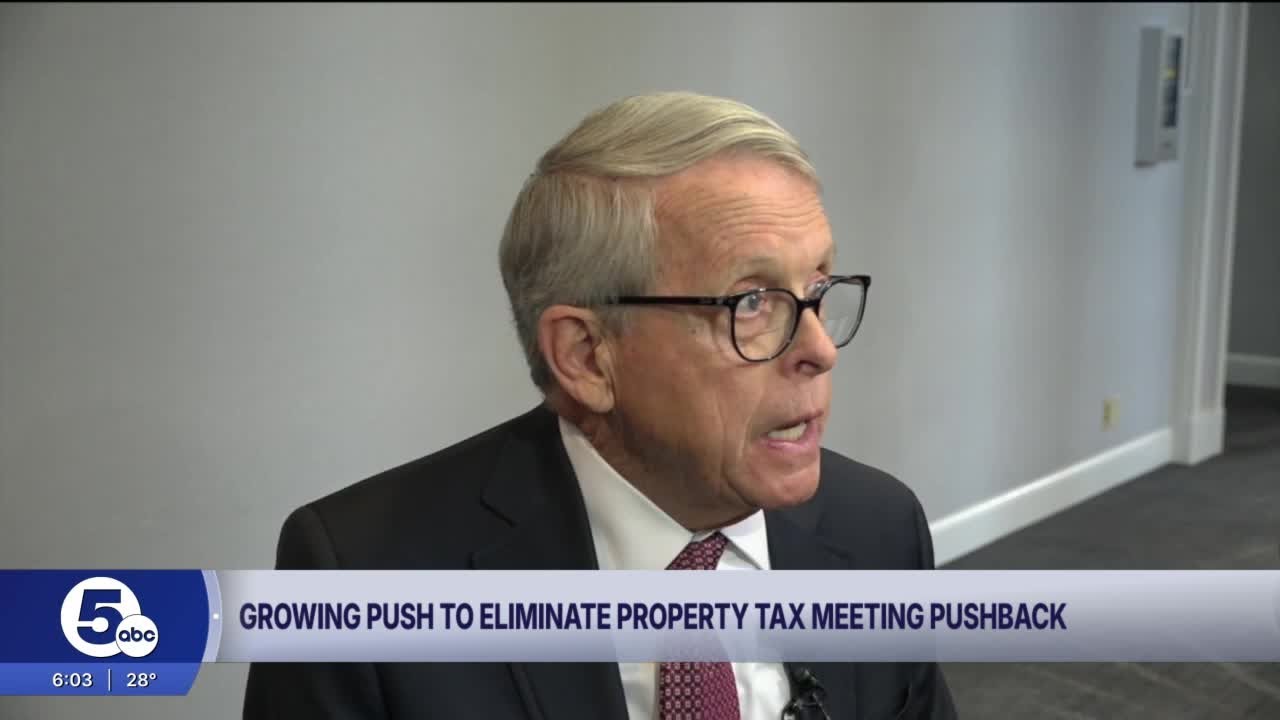 DeWine warns eliminating property taxes could increase sales taxes